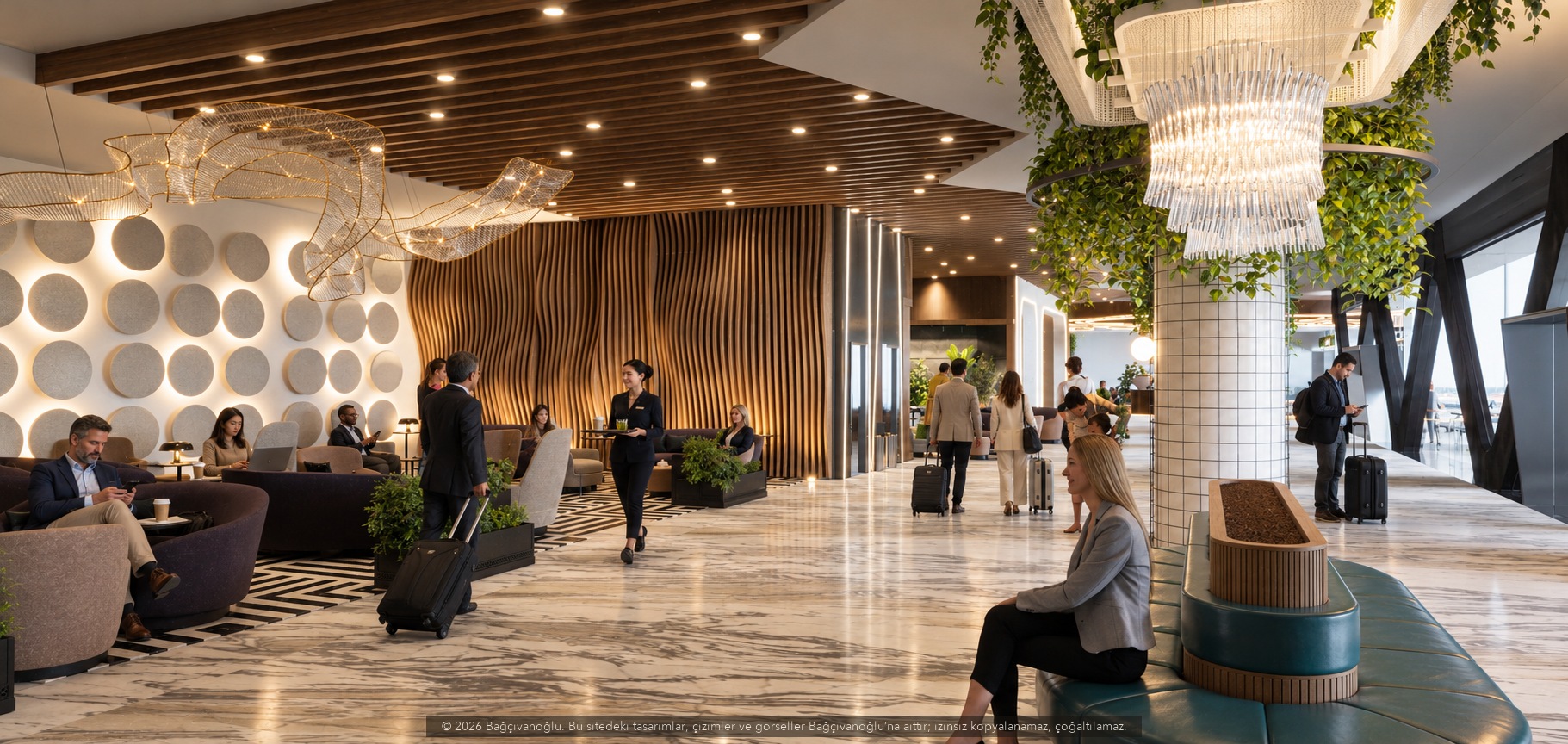 Antalya Airport Meet and Assist Lounge, iç mekân
