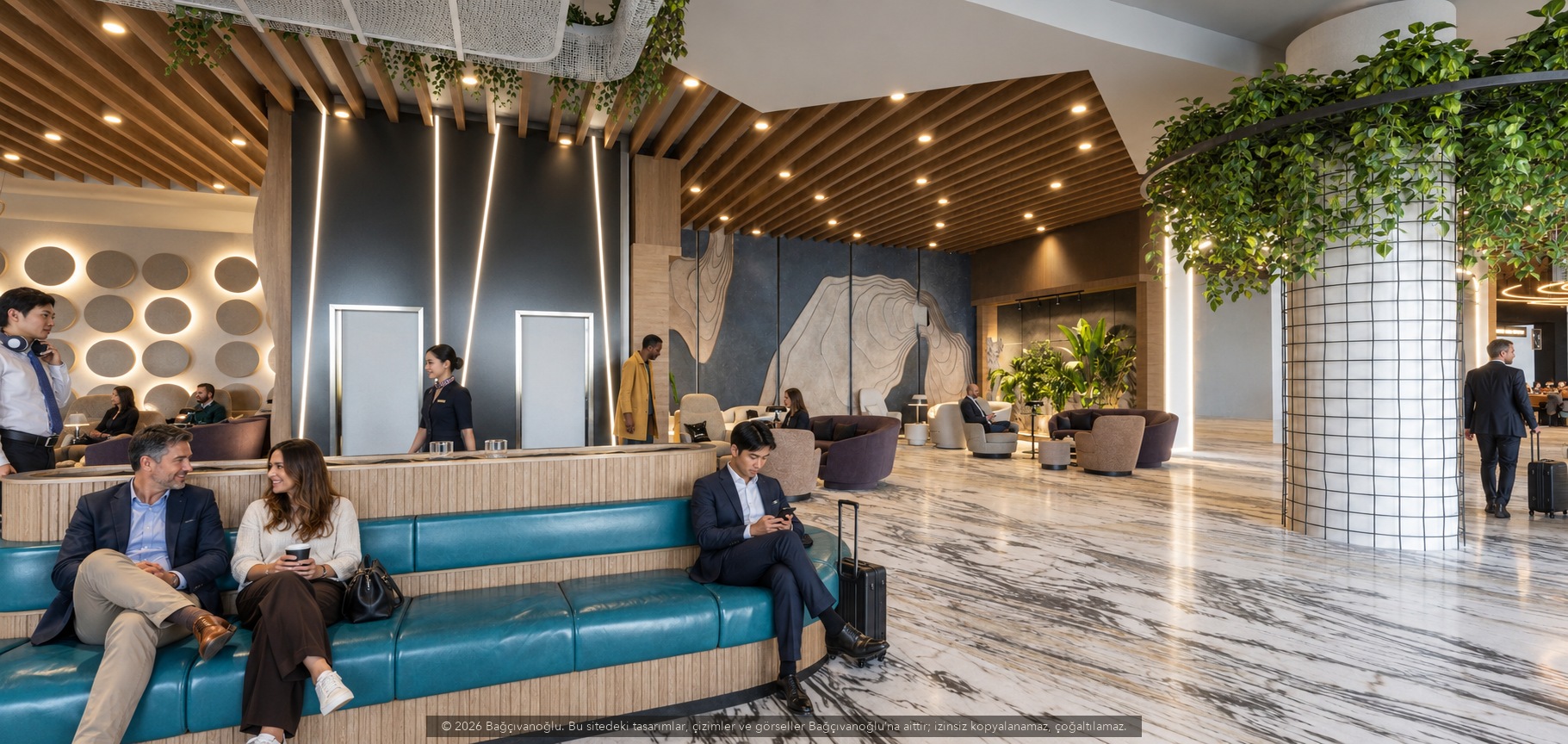 Antalya Airport Meet and Assist Lounge, iç mekân
