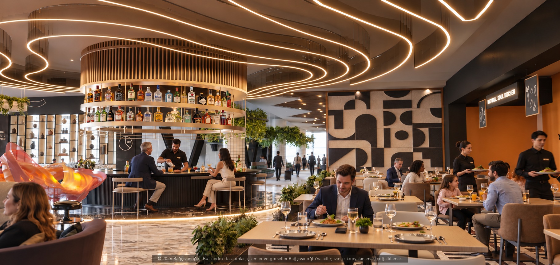 Antalya Airport Meet and Assist Lounge, iç mekân