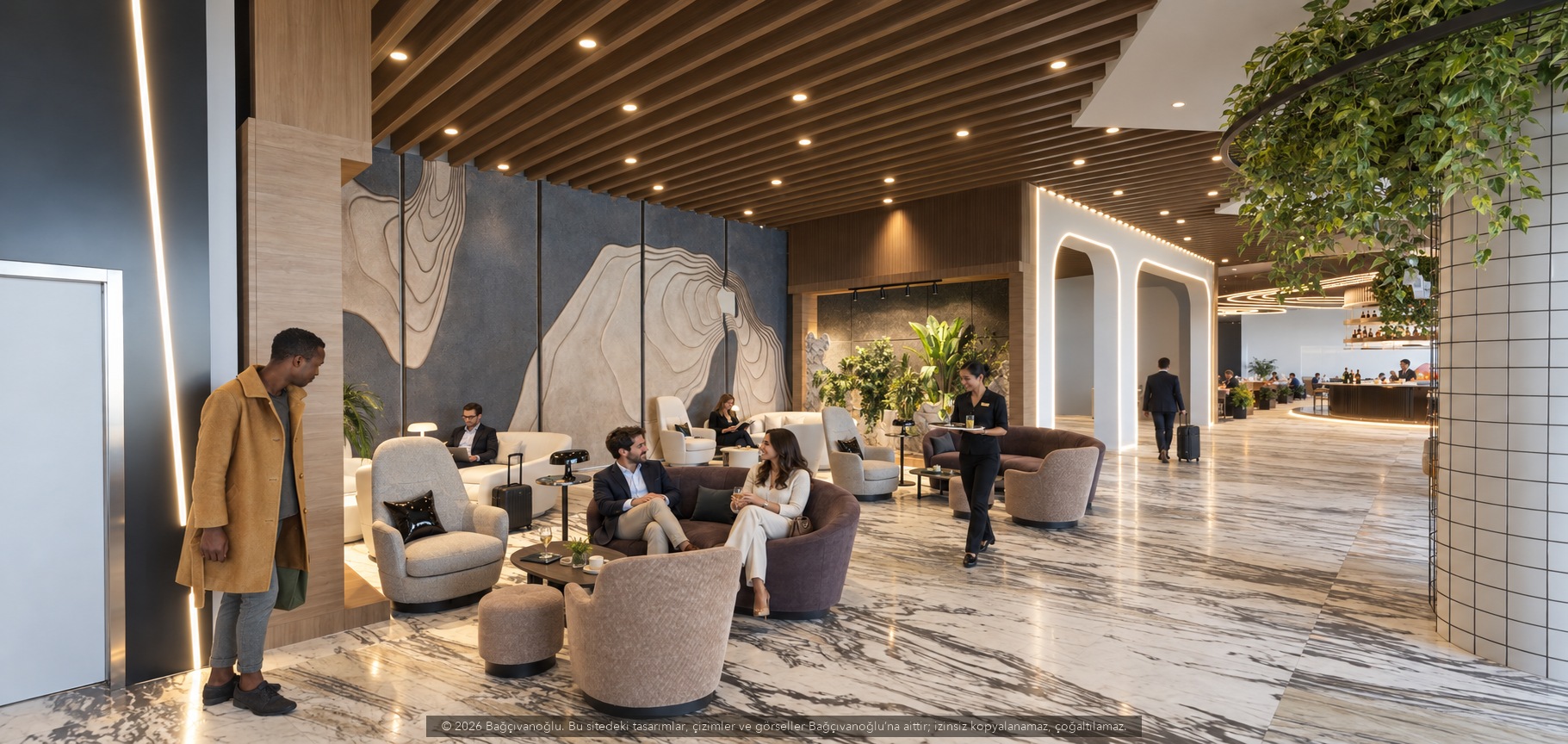 Antalya Airport Meet and Assist Lounge, iç mekân