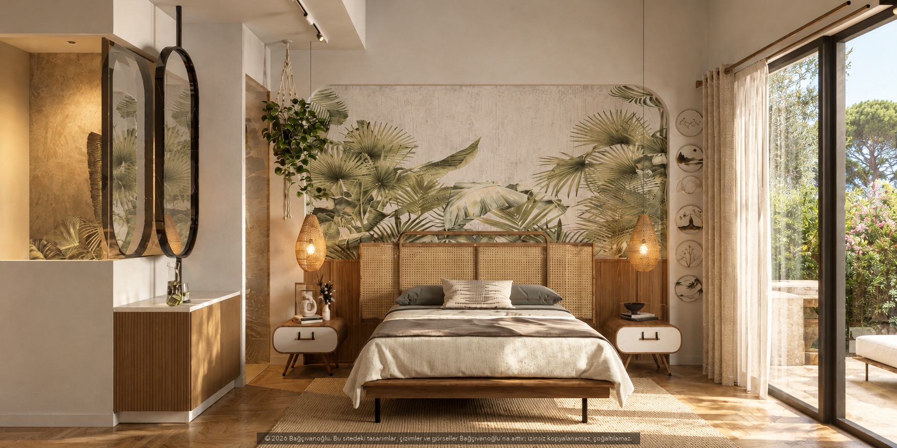 Çıralı Bungalow Projesi, iç mekân