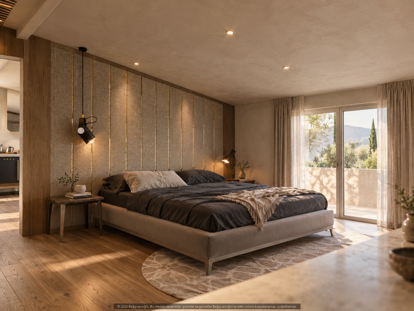 Fethiye Otel Projesi, iç mekân