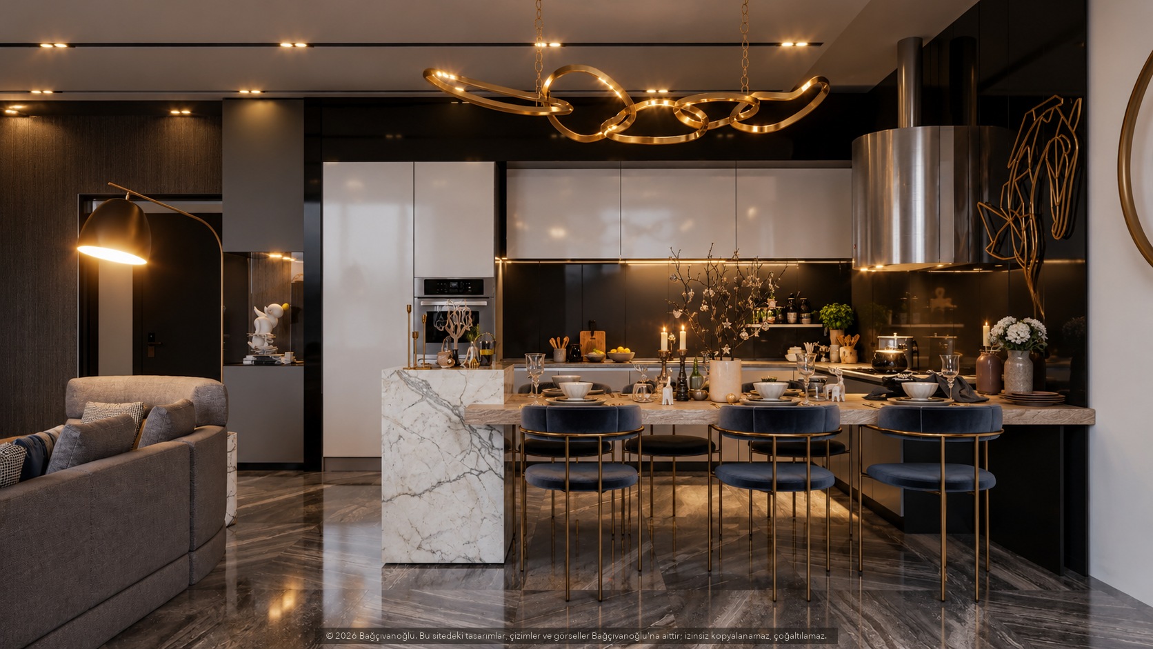 Planet Luxury Villas, iç mekân