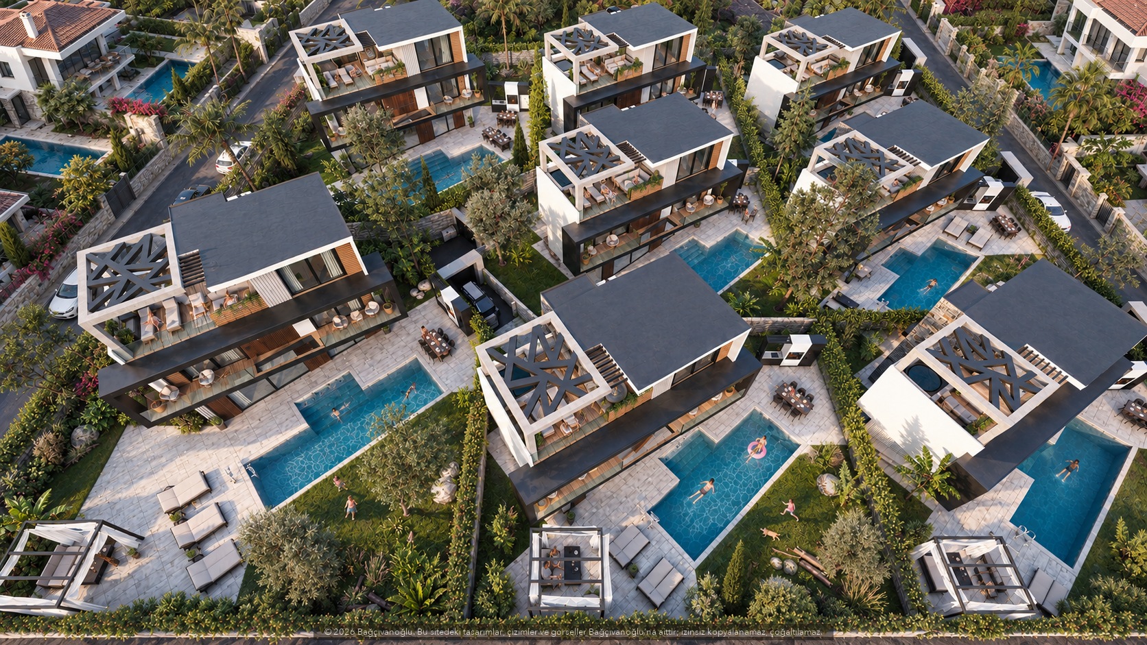 Unique Villas Kalkan, dış mekân