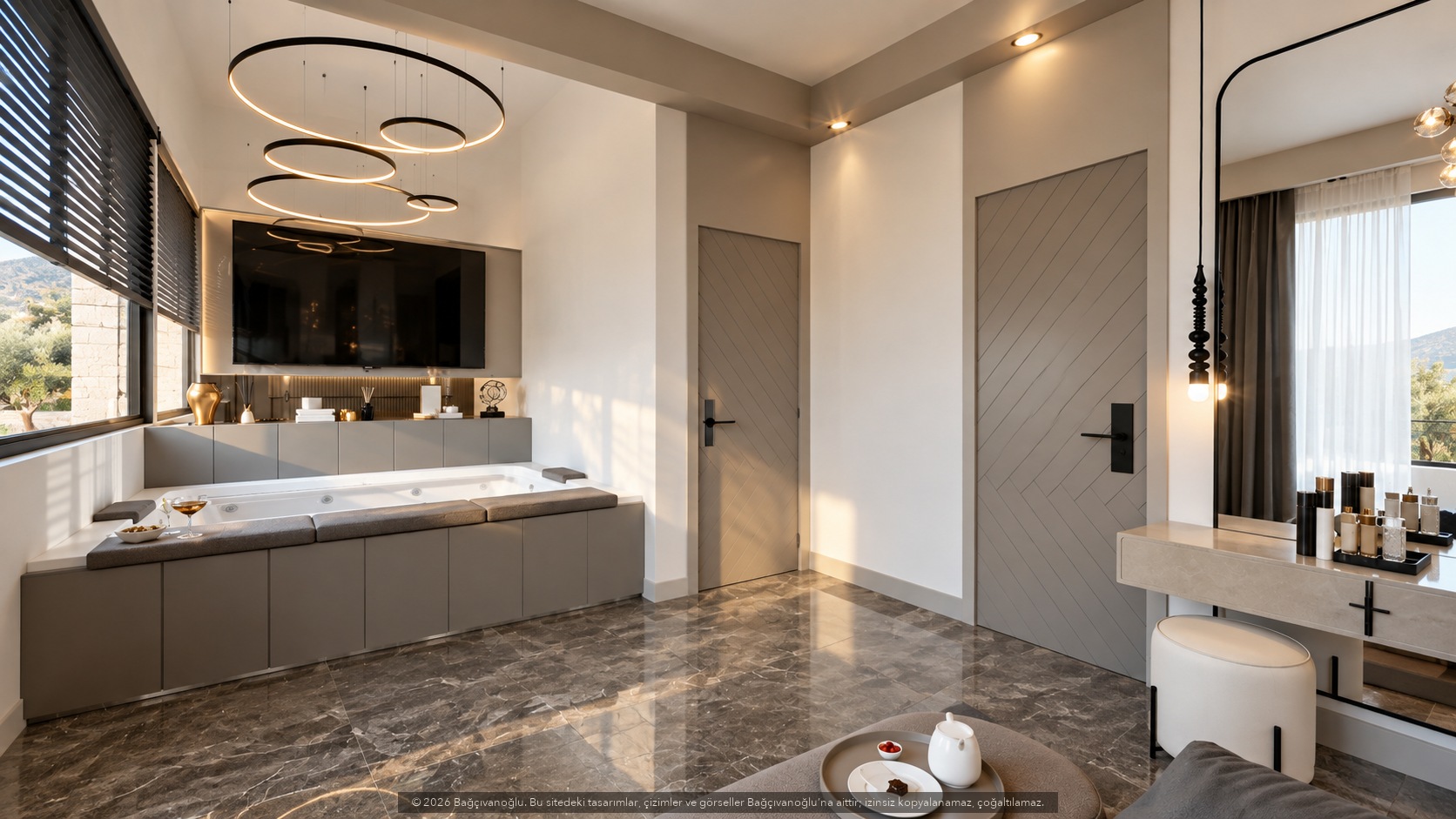Unique Villas Kalkan, iç mekân