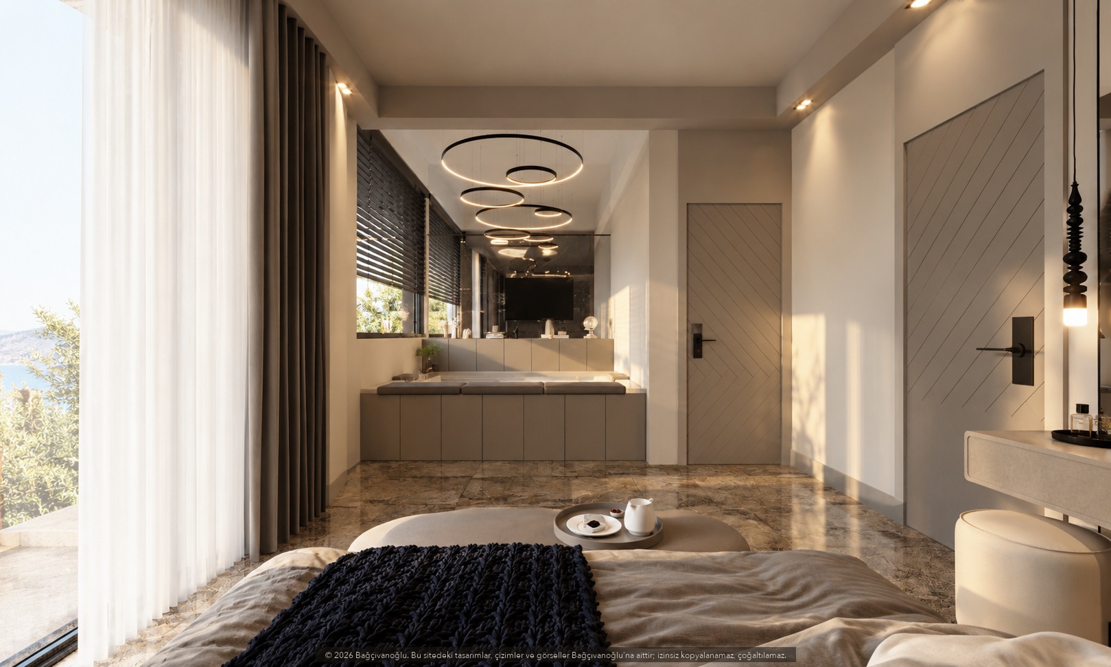 Unique Villas Kalkan, iç mekân