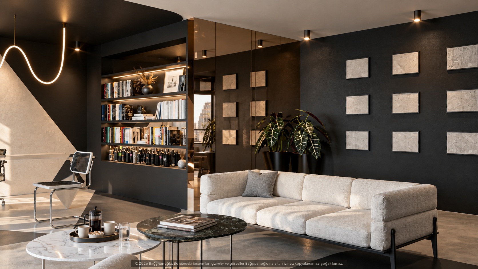 Konyaaltı Ofis Projesi, iç mekân