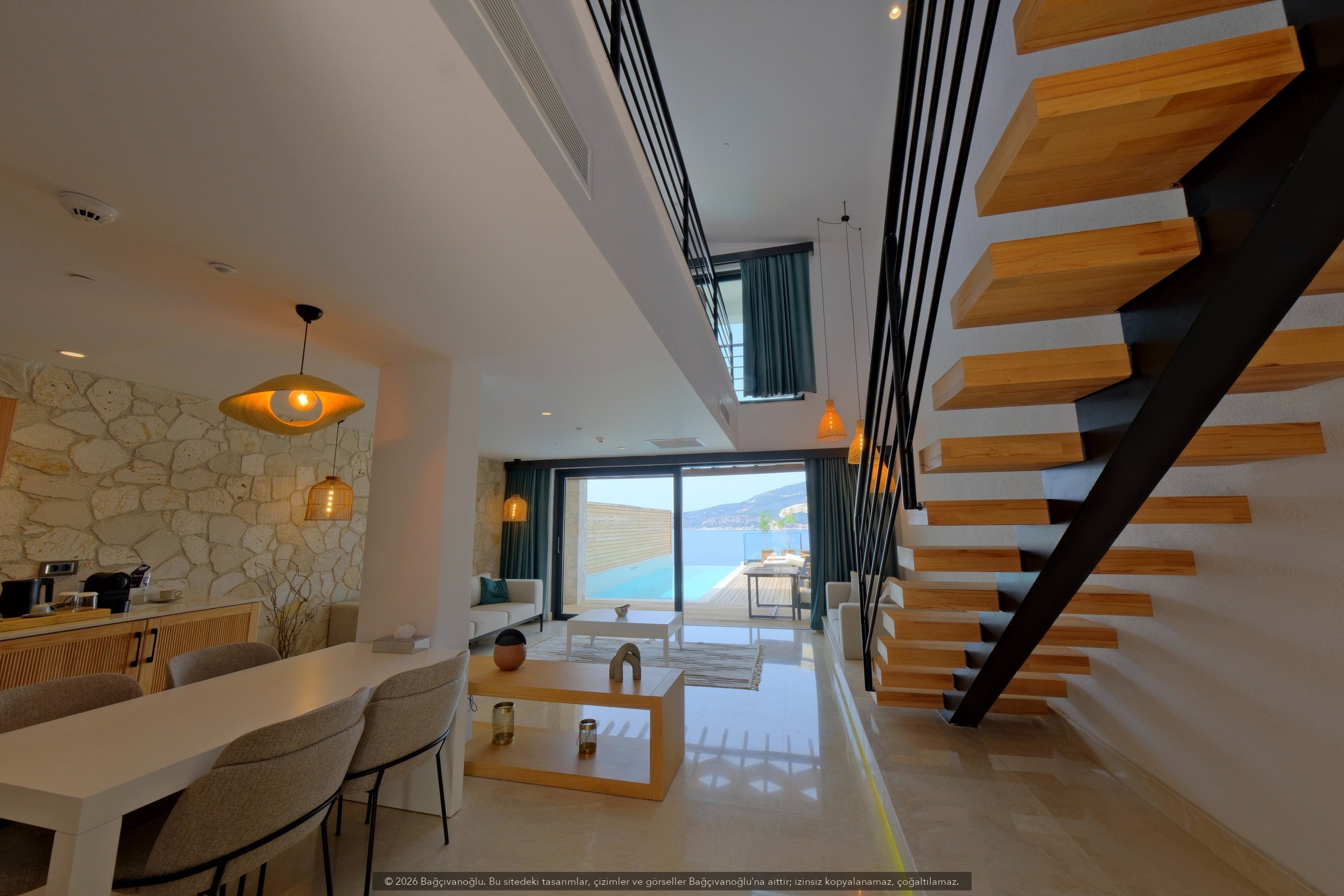 Lures Hotel Kalkan, iç mekân