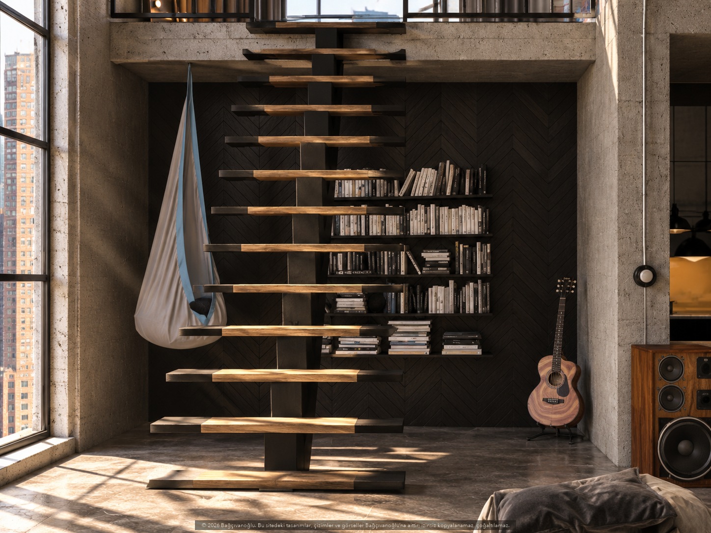 New York Loft 1, iç mekân