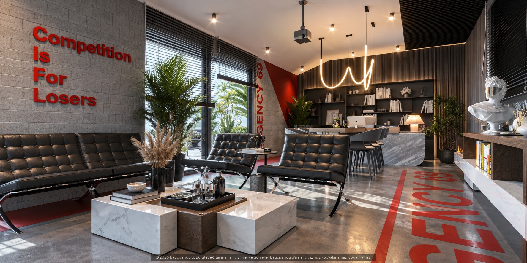 Platin Plaza Ofis, iç mekân